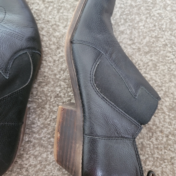 Lucky Brand Joelle Western Bootie Black size 10 - Picture 5 of 10